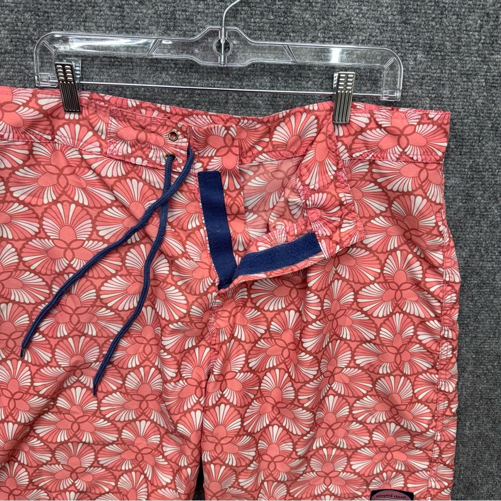 Vineyard Vines Boardshorts swim trunks Pink men's size 38 - Picture 4 of 7